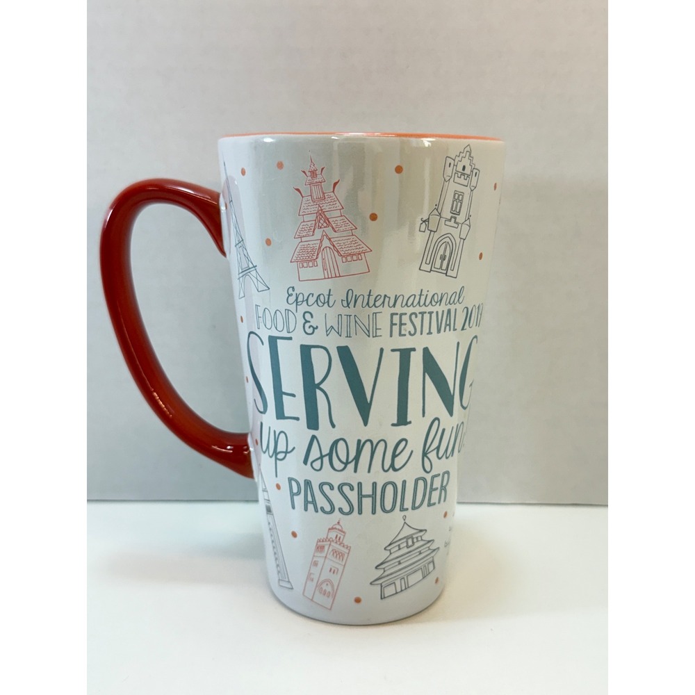 Disney Parks Coffee Mug Epcot Food & Wine 2019 Passholder Remy Ratatouille 16 oz